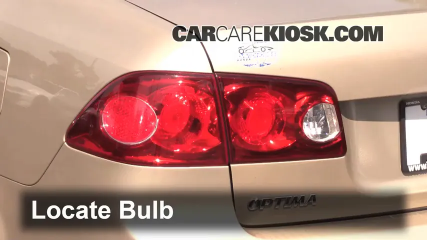 2007 Kia Optima EX 2.4L 4 Cyl. Lights